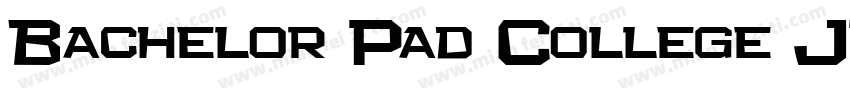 Bachelor Pad College JL字体转换